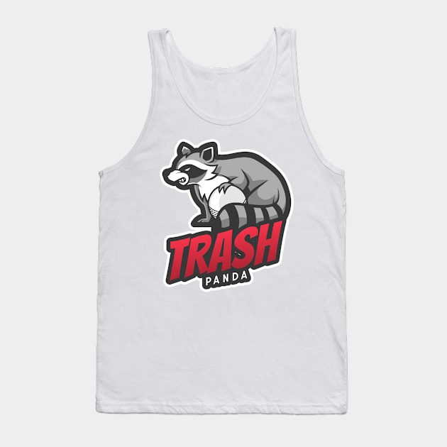 Trash Panda Tank Top by mikepod